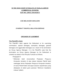 Standard forms of contract and malaysia contracts act 1950 all standard forms of contract in malaysia do not specifically mention the rights and entitlement of the contractor under letter of intent in the event of dispute where no Letter Of Termination Portal Rasmi Mahkamah Kuala Lumpur