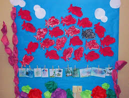 Teaching The Kiddos The Lifeskill Of Cooperation With The Story Swimmy Each Scholar Was A Little Fish That Kindergarten Crafts Fish Activities Author Studies