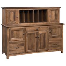Wood is a porous and fibrous structural tissue found in the stems and roots of trees and other woody plants. Maple Hill Woodworking Linwood Customizable Solid Wood Computer Credenza With Pigeon Hole Mail Hutch Saugerties Furniture Mart Storage Credenzas