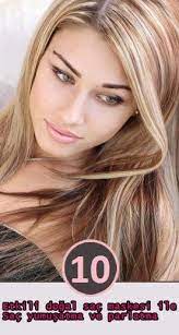 Yumusak Ve Parlak Saclar Icin Maskeler Cilt Sitesi Brown Hair With Blonde Highlights Hair Styles Brown Blonde Hair