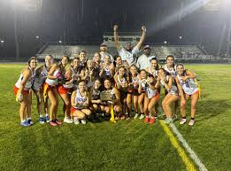 Varsity Flag Football 2023-2024 PCAC Champions Celebration
