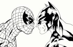 Spiderman, and superman lrg printable coloring page. Spiderman Logo Coloring Pages Spiderman Coloring Batman Coloring Pages Superman Coloring Pages