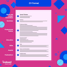 How to submit an application online. Curriculum Vitae Cv Format Guide With Examples And Tips Indeed Com