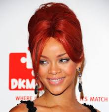 80 and more updo hairstyles for 2014 rihanna rote haare haarfarben haar styling