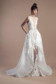 Tony Ward Bridal 2018 L Carla L Off White Sheer Fitted Dress In Lace And Embroidered Tulle Wit A Line Wedding Dress Tony Ward Bridal Wedding Dress Inspiration
