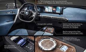 The interior design for the upcoming ix model , bmw's latest fully electric car, signals a new visual language for the german auto brand. Der Erste Bmw Ix Highlights