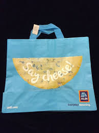 Aldi Say Cheese Eco Tote Bag Bleu Blue Shopper Uk Reuse Recycle Large New Shop Ebay Little Einsteins Tote Bag Reusable Tote