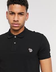 Paul smith was born in beeston, nottingham. Ps Paul Smith Schmal Geschnittenes Schwarzes Polohemd Mit Zebra Logo Ijmedph