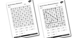 You never must devote lots of your time and effort which. Free Spanish Word Search Colours Primary Language Resources