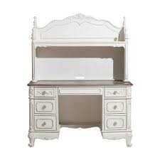 Get free shipping on qualified secretary desks or buy online pick up in store today in the furniture department. Cinderella Writing Desk W Hutch Antique White Homelegance Furniture Cart