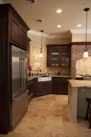 Dark Kitchen Cabinets Tile Floor Dark Kitchen Cabinets And Tile Floors Quicua Com Kitchen Flooring Trendy Kitchen Tile Kitchen Floor Tile