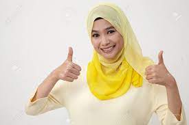 Mewe is social media, reinvented. Malay Woman With Scarf Showing Thumbs Up Stock Photo Picture And Royalty Free Image Image 121124906