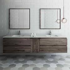 Maybe you would like to learn more about one of these? 84 Wall Hung Double Sink Modern Bathroom Vanity W Mirrors