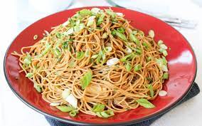 Add water, soy sauce, vegetable bouillon, and salt; 20 Vegan Noodle Dishes One Green Planet