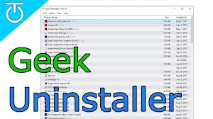Geek Uninstaller Uninstall Windows Programs Windows Store Apps Easier Windows Programs Windows Store Computer Security