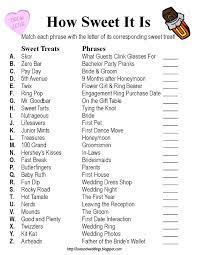 Bridal Shower Game How Sweet It Is Funny Bridal Shower Bridal Shower Candy Wedding Shower Games