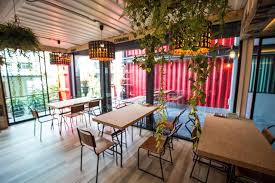 Showcasing A Terrace And Views Of The City Sleepbox Sukhumvit 22 Hostel Is Located In Bangkok Hostels Design Hostel Sleep Box