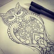 Dieser anhänger wurde auf einer holzscheibe liebevoll und mit viel leidenschaft mit acrylfarbe von mir bemalt. Mandala Owl Tattoo Google Zoeken Henna Tattoo Vorlagen Eulen Tattoo Zeichnungen Eulen Tattoo Mandala