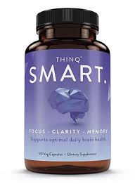 Nootropic Dietary Supplement Thinq Smart Support Natural Brain Function Boost Memory Focus Cognition Wit Brain Supplements Nootropics Nootropics Brain