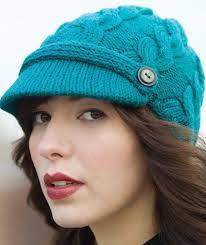 Cabled Chapeau Knitting Pattern Red Heart Knitting Patterns Free Hats Crochet Hats Vogue Knitting