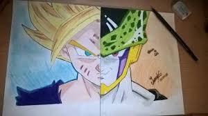 Children of maleficent, jafar, cruella de vil, the evil queen and other famous terrifying characters ! Drawing Dragon Ball Z Gohan Vs Cell More Videos The Great Battle D Steemit