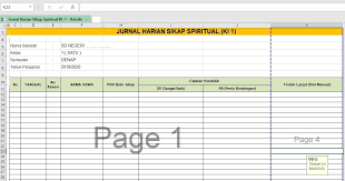 Daftar cek skala penilaian sikap. Download Format Jurnal Harian Sikap Spiritual Kurikulum 2013 Tahun 2020 Terbaru Beritapppk Com