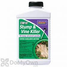 Concentrated stump killers are cheaper to purchase, per ounce, so you get more product for your money. Bonide Stump Out Stump Vine Killer