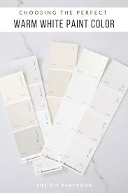 Choosing The Perfect Warm White Paint Color The Diy Playbook White Wall Paint White Paint Colors Off White Paint Colors