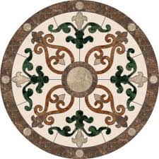 San Marco Round Medallion Waterjet Marble Medallion Floor Medallion Marble Pattern