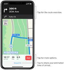 Apple initially released its own maps app in 2012 to replace google maps on their devices. Get Driving Directions From Your Current Location In Maps On Iphone Apple Support