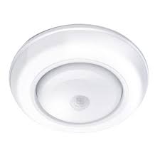 Toowell Motion Sensor Ceiling Light Battery Operated Wireless Motion Sensing Activated Led Light White 180 Lumen Indoor For Entrance Stairs Hallway Basement Garage Bathroom Cabinet Closet