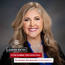 Celebrating the appointment of Konami's Lauren Bates as 1st Vice President 