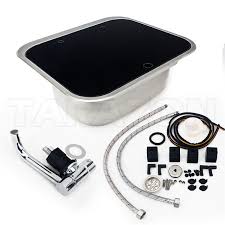 1xrv camper sink stainless steel hand