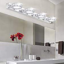 Same day shipping · 2 year warranty · 2 year minimum warranty Modern K9 Crystal Led Bathroom Make Up Mirror Light Cool White Wall Sconces Lamp 90 260v Stainless Steel Cabinet Vanity Lighting Mirror Light Vanity Lightwhite Wall Sconce Aliexpress