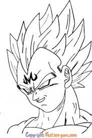 Incredible dragon ball z coloring page to print and color for free : Coloring Page Majin Vegeta Dragon Ball Z Free Kids Coloring Pages Printable