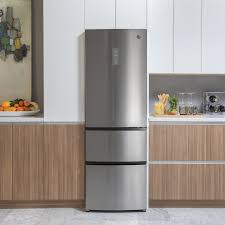 Ge 11 9 Cu Ft Bottom Freezer Refrigerator Gle12hslss Counter Depth Refrigerator Refrigerator Small Kitchen Bottom Freezer Refrigerator