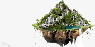 Ile Flottante Prairies De L Eau Png Image And Clipart Ile Flottante Flottant Paysage