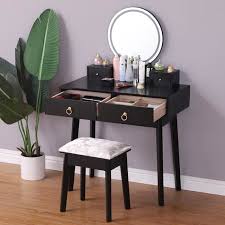 Découvrir les différents types de pieds de table plusieurs types de pieds de table existent, pour cela il est important de bien définir le lorsque vous souhaitez acheter un pied de table, plusieurs facteurs sont à prendre en compte qui varient selon l'utilisation que vous désirez faire du pied. Coiffeuse Noir Elegance Classique Table De Maquillage Pieds En Bois Massif Led Miroir Rond Amovible 4tiroirs Tabouret 80x40x130cm Achat Vente Coiffeuse Coiffeuse Noir Elegance Soldes Sur Cdiscount Des Le 20 Janvier Cdiscount
