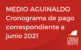 En este sentido, si bien estas personas no tienen que solicitar turno previo para cobrar este beneficio, deben acercarse a la sucursal bancaria únicamente en la fecha asignada. Pago De Medio Aguinaldo 2021 Para Docentes Codigo Docente