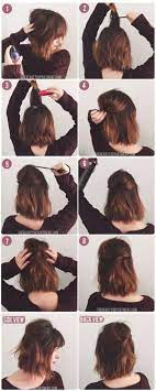 Easy Hair Style Short Hair Styles Hair Styles Hair Lengths