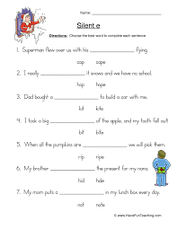 You could also print off the pages that show the complete sentence, laminate those pages, cut off the writing and use for. Circling Cvc E Words Worksheet Have Fun Teaching