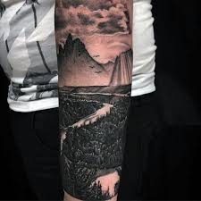 Ask this old house landscape designer jenn nawada heads to phoenix to recreate the desert in a homeowner's front yard. 90 Landscape Tattoos For Men Scenic Design Ideas