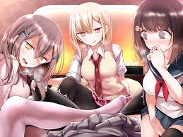 Masturbating a miniskirt and thigh high stockings. Blush Fingering Footjob Group Masturbation Oouso Original Pantyhose School Uniform Skirt Spread Legs Thighhighs Tie Yuri Konachan Com Konachan Com Anime Wallpapers