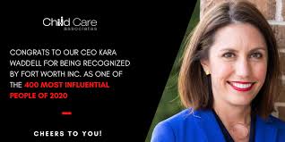 Join us in congratulating our CEO Kara Reed Waddell for being named one of  Fort Worth Inc.'s 400 most influential people of 2020! 🤩📣‼️