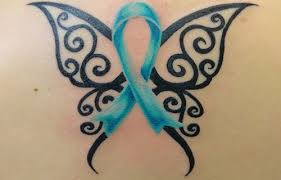 Unique cancer ribbon tattoo on wrist. 30 Stunning Cancer Ribbon Tattoos Creativefan Cancer Tattoos Tattoos Ribbon Tattoos