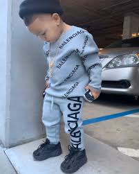 Cruz Augustine Simms On Instagram Rich Boys X King Cruz30 Sweater X Joggers From R In 2020 Cute Baby Boy Outfits Baby Boy Outfits Swag Boy Outfits