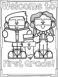 Your first grader needs to help this class and find the rabbit. First Day Of School Coloring Page Freebie By Stephany Dillon Tpt