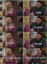 Of course, the spelling of both words leaves a lot to be desired as ce. Friends Phoebe And Joey Repeat After Me Meme Template