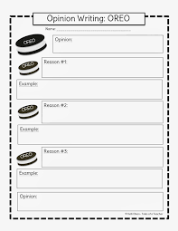 Oreo Opinion Writing Worksheets 26 Worksheet Language Arts Persuasive Writing Opinion Writing Second Grade Writing