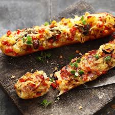 Pizzabaguette Rezept Pizza Baguette Rezepte Essensrezepte